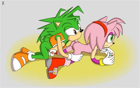 Rule Pac Amy Rose Anthro Ass Breasts Female Green Eyes Hedgehog