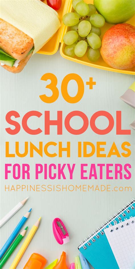 Adhd and sensory processing problems frequently coincide with feeding challenges. 30+ School Lunch Ideas for Picky Eaters - Looking for ...