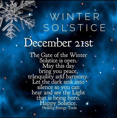 Blessing To All On This Winter Solstice May Your Life Be Illumined By