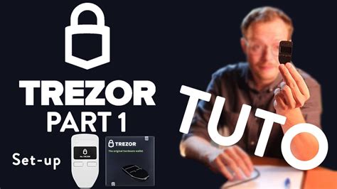 Trezor Model One Tutorial Part1 Set Up Process Youtube