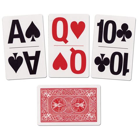 If you're looking for ways to customize a deck of cards or spice up a bingo game, the adobe spark gallery has many templates to help you personalize the cards. MaxiAids | Large Print Bridge Size Playing Cards