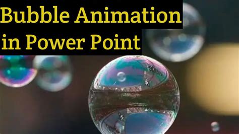 Creative Bubble Animation On Power Point Tutorial Point Easysteps