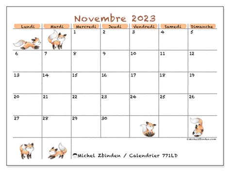 Calendrier Novembre 2023 A Imprimer 44ld Michel Zbinden Mc Images