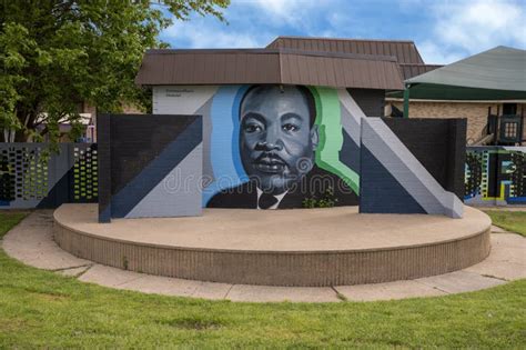 Doctor Martin Luther King Jr. Mural at the Martin Luther King Community