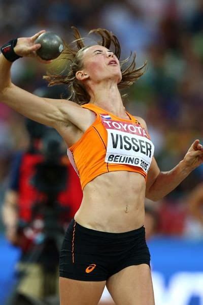 Nadine visser is a dutch athlete. Nadine Visser in the heptathlon shot put at the IAAF World ...