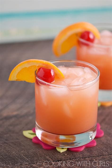 Caribbean Rum Punch Cooking With Curls Recipe In 2020 Rum Drinks
