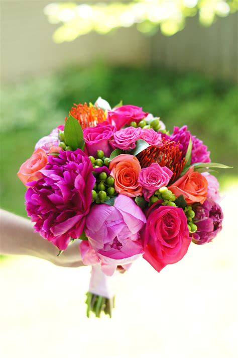 Catherine's gardens has a large selection of gorgeous floral arrangements and bouquets. Hot Pink Wedding Flowers | Bridal bouquet pink, Pink ...