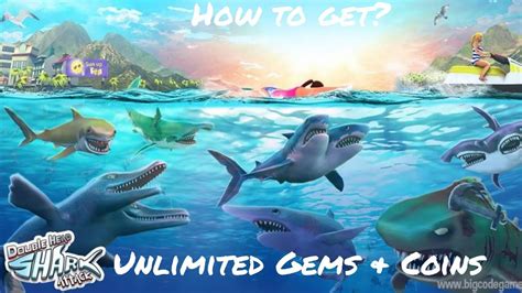 Double Head Shark Attack Mod Apk Unlimited Money How To Get Gems