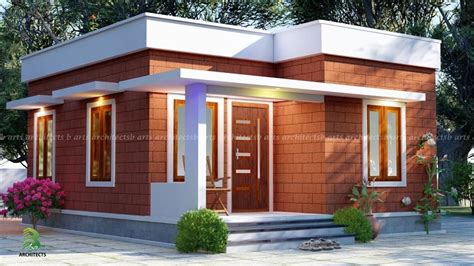 680 Sq Ft 2bhk Contemporary Style Single Storey House