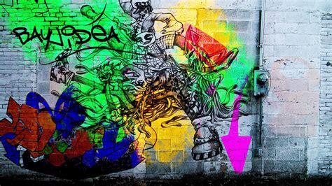 🔥 Download Cool Wodden Wall Graffiti 1080p Wallpaper Hd Backgro By