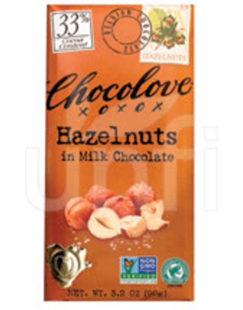 Chocolove Milk Chocolate Bar Hazelnuts 32oz Wagon Wheel