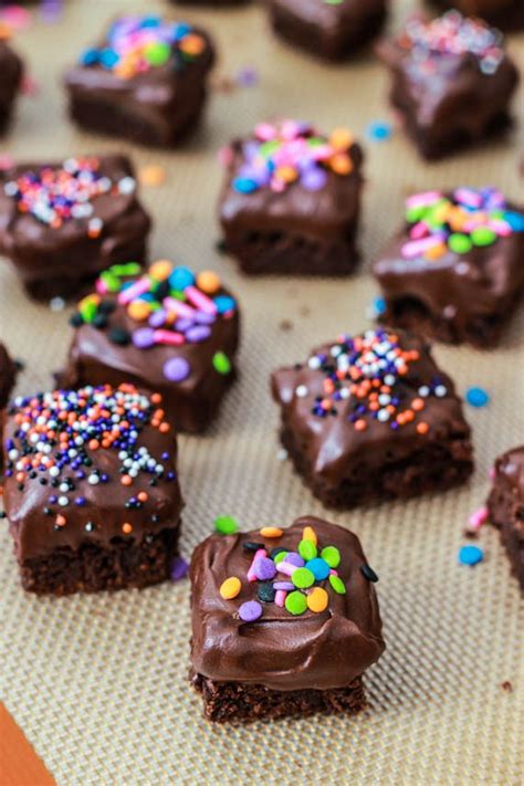 Follow us on that clean life and tag your coconut brownie bites with. Decorated Brownie Bites Recipe — Dishmaps