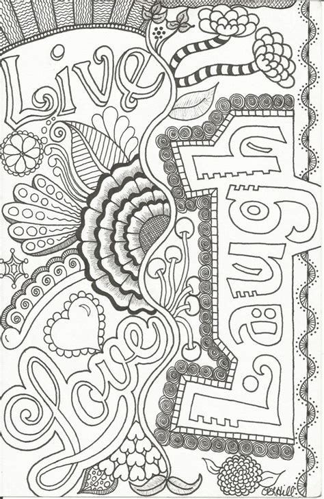 Coloring love mandala for family is an excellent coloring mandala application, love mandala imitating real love coloring you can even create your own palette. Live, Love, Laugh Doodle by PLHill | Love coloring pages ...