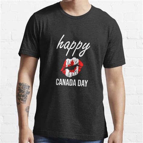 Happy Canada Day Funny Canadian Flag T Shirt For Sale By Happystore2020 Redbubble 1867