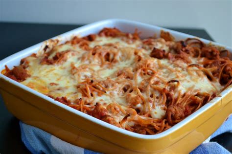 The Cheap Chef Baked Spaghetti Recipe