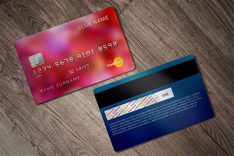 Credit Card Front And Back Credit Card Green Front And Back Isolated