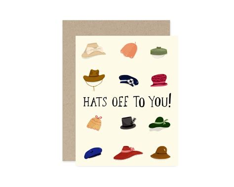 Congrats Hats Off To You All Occasion 1pc Etsy