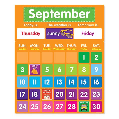 Get Scholastic Color Your Classroom Calendar Bulletin Board Set Pieces Sc Fast