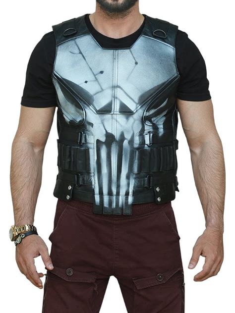 Jon Bernthal The Punisher Season 2 Skull Vest The Movie Fashion Store