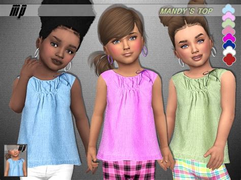The Sims Resource Mp Toddler Mandys Top