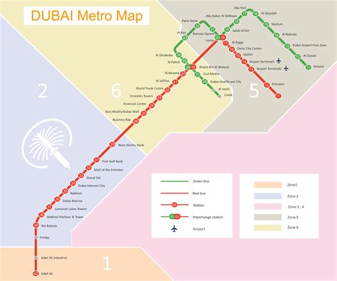 Metro V Dubaji Mapa Jízdné Doprava Průvodce 2023