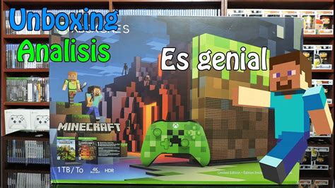 Unboxing Consola Xbox One S 1tb Edición Limitada Minecraft Destapado