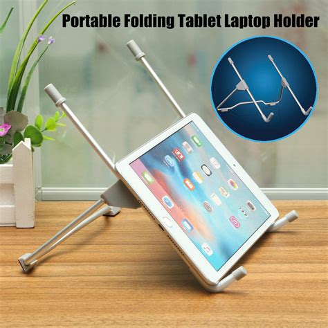 Laptop Stand Aluminium Ipad Holder Folding Adjustable Notebook Cooling