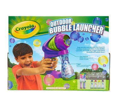 Powered Bubble Launcher | Crayola | Colored bubbles, Bubbles, Crayola