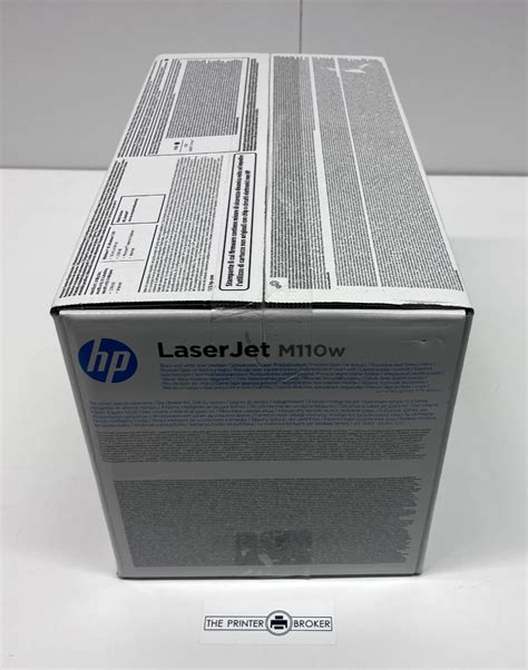 Hp Laserjet M110w A4 Mono Laser Printer 7md66f Ebay