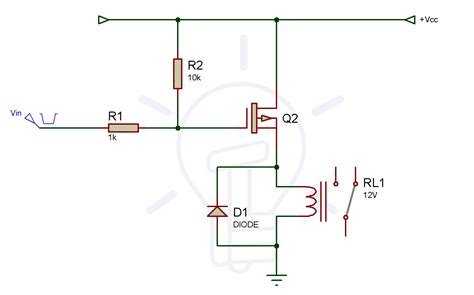 Electronic Relay Switch Circuit Npn Pnp N And P Channel