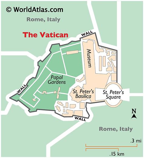 Vatican Maps And Facts World Atlas