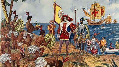 Zeitzeichen 12 Oktober 1492 Christoph Kolumbus Betritt Den