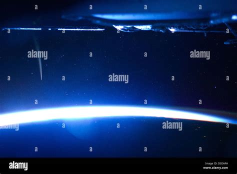 Comet Lovejoy Earths Horizon Nasa International Space Station 12