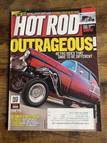 Vintage December 2011 Hot Rod Magazine Cars Vehicles Hotrod Antique Car