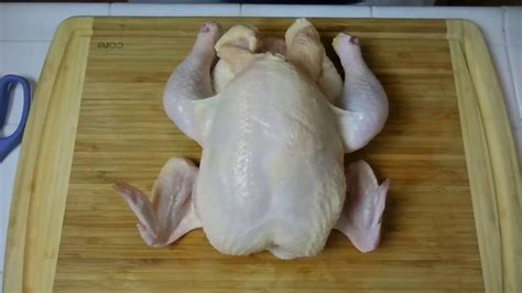 From start to finish was less than 15 minutes. Easiest way to cut up a whole chicken in 8 cuts - YouTube