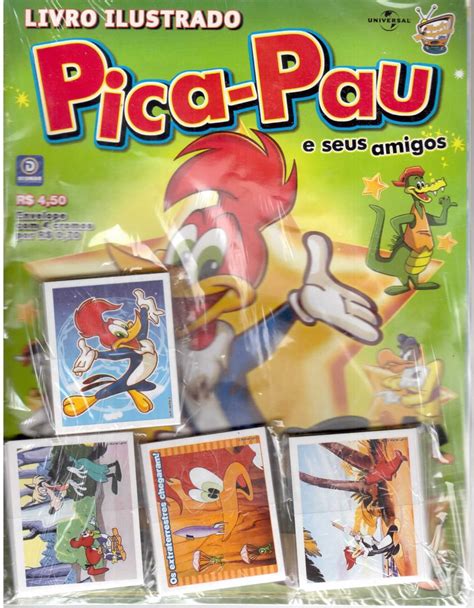 álbum Pica Pau E Seus Amigos Completo Paracolar489 Cx26 R 5000