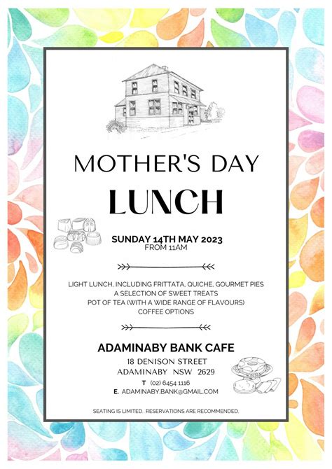 Mothers Day Lunch Visit Cooma