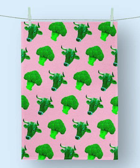 Unkown Broccoli And Bull Kitchen Towel Zulily Kitchen