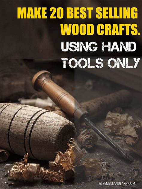20 Best Selling Wood Crafts You Can Make With Hand Tools With Plans