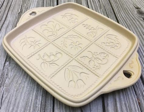 Cookie Shortbread Mold Brown Bag Cookie Art 1988 Stoneware | Etsy