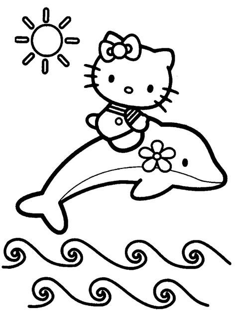 Dibujos De Navidad Para Colorear De Hello Kitty | Dibujos I Para Colorear