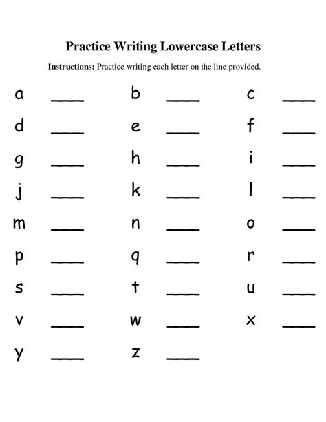Copy Alphabet Worksheet Letter Worksheets