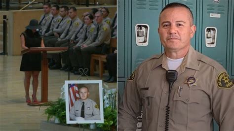 Fallen La County Sheriffs Deputy Joseph Solano Honored At Memorial