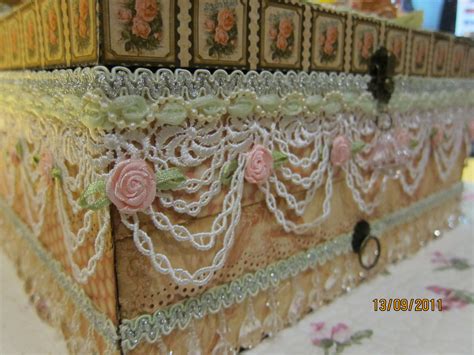 Altered Jewelry Box Paper Crafts Crafts Vintage Jewelry Box