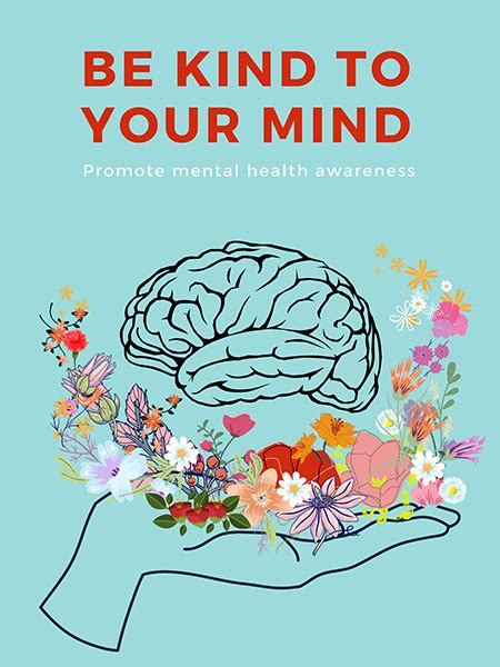 Be Kind To Your Mind Promote Mental Health Awareness Amplifier Community