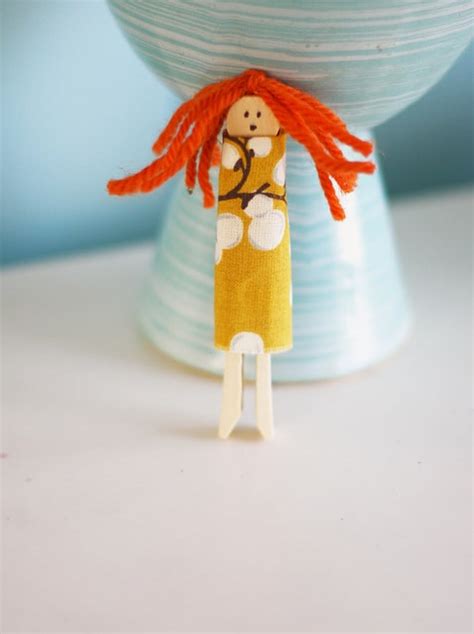 Make Your Own Clothespin Dolls The Pretty Bee