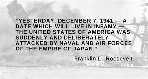 Pearl Harbor Remembrance Day 2017 Quotes Memorializing The December 7