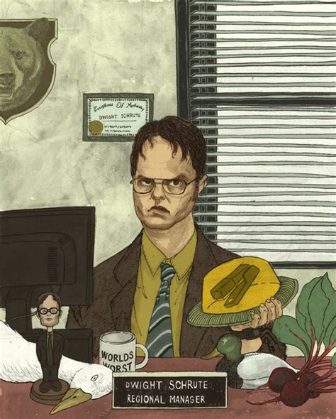Dwight Schrute From The Office Dwight Schrute Dwight Poster
