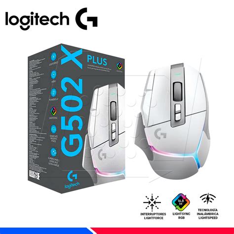 Mouse Gaming Logitech G502 X Plus White