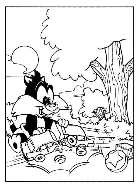 The tasmanian devil step 5. Looney tunes Coloring Pages - Coloringpages1001.com